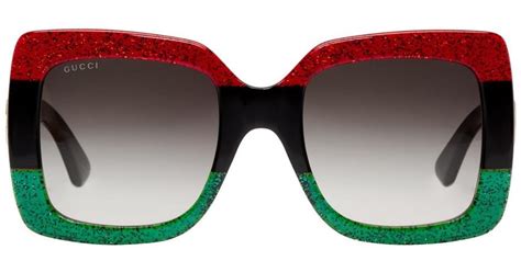 gucci green and red|red and green Gucci shades.